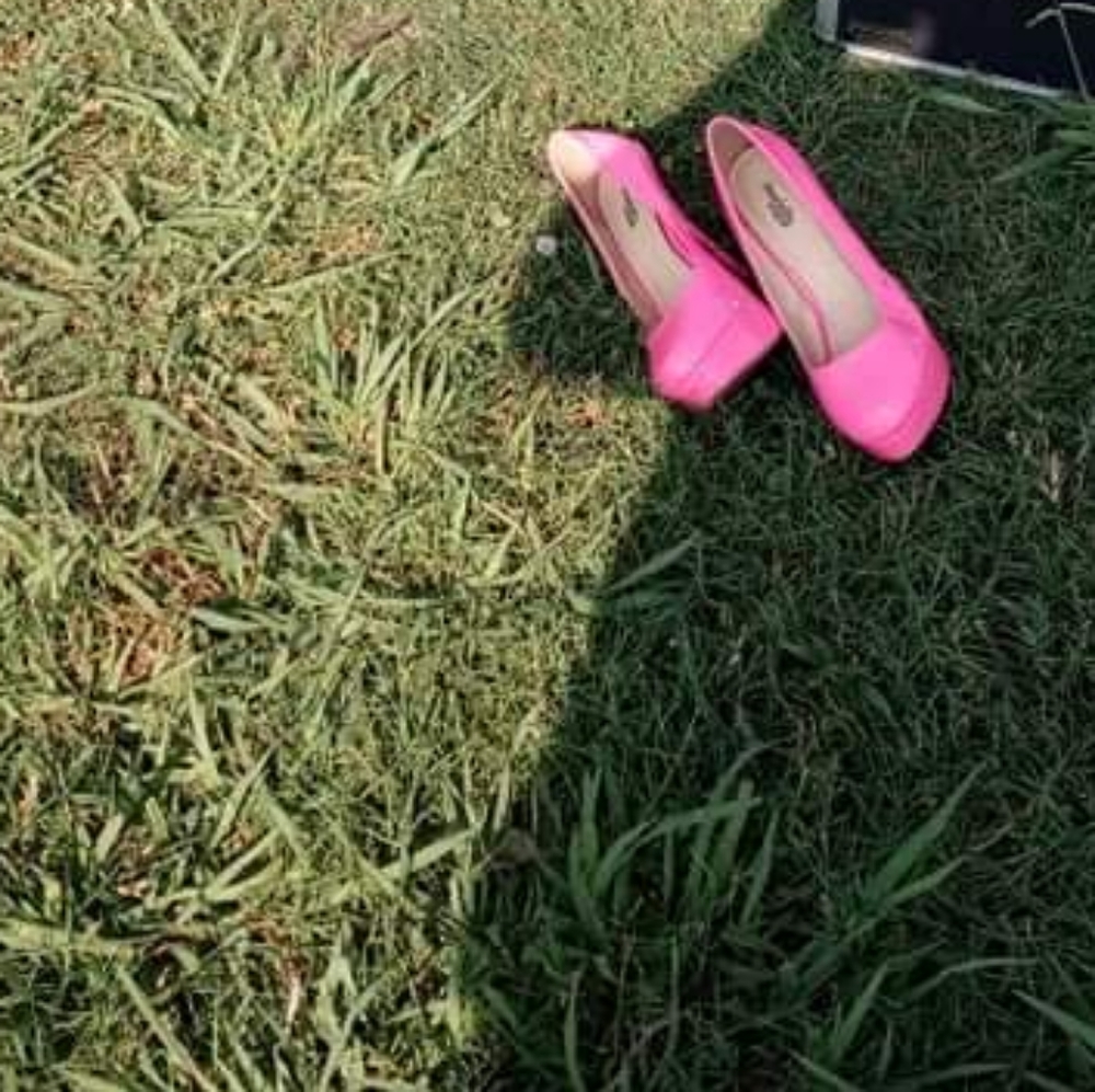 Hot pink stilettos